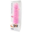 Silicone Classic Thick Pink Vibrating Dildo